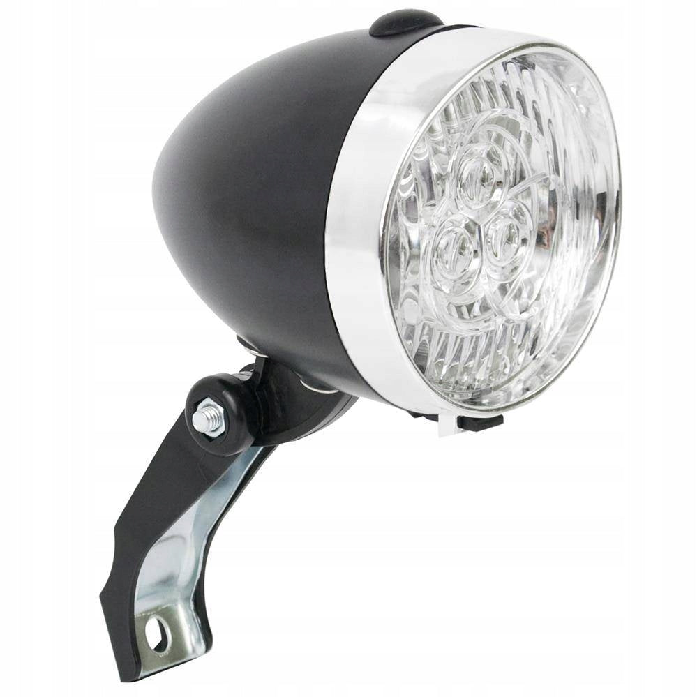 Bicycle light front lighting RETRO 3 battery operated LEDs