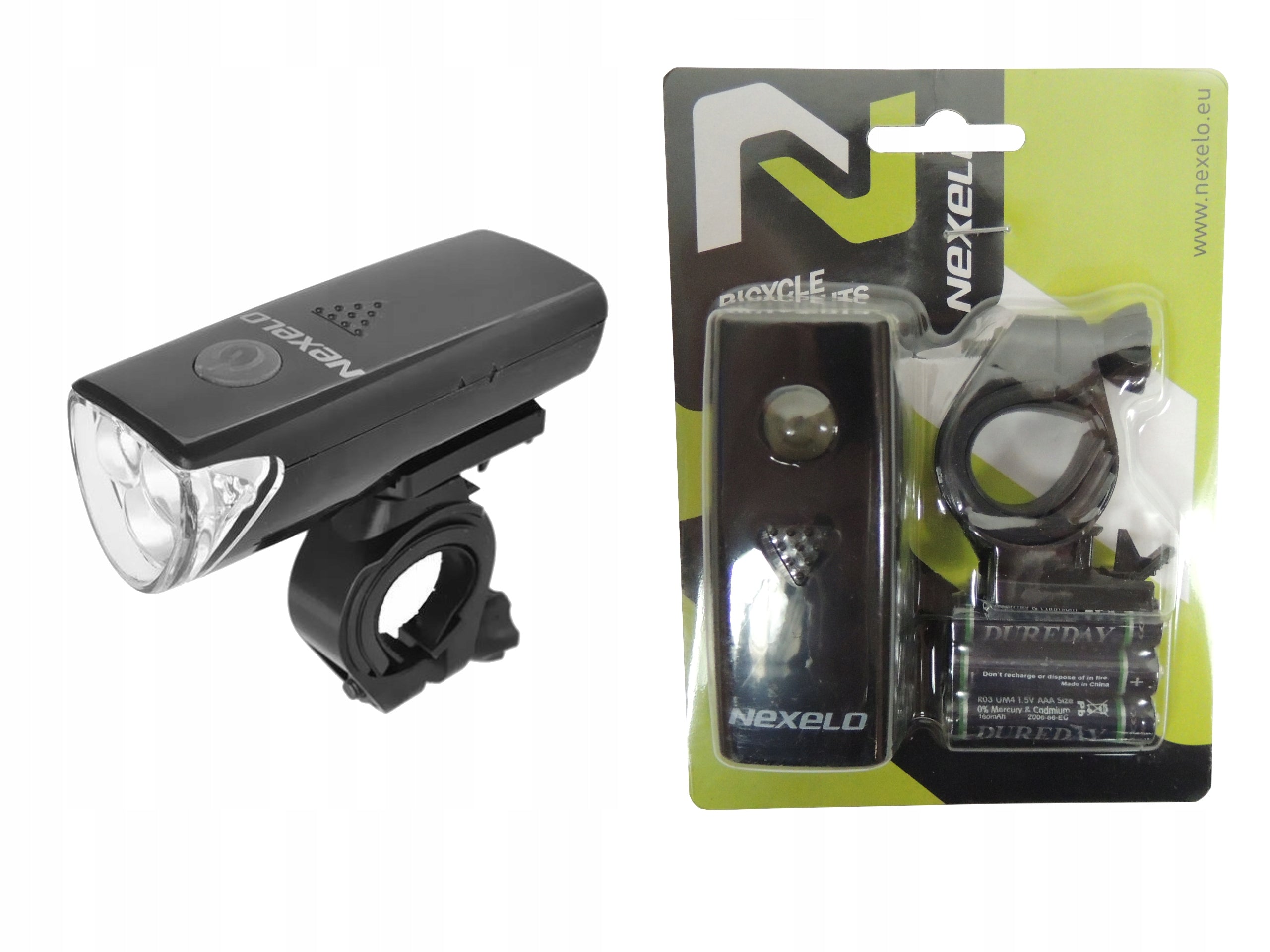 Bicycle lighting Nexelo 19 lm battery L177044NEX Packaging status original