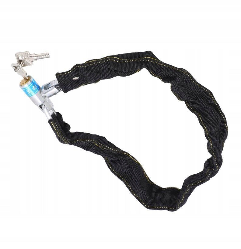 Bicycle lock 2 keys strong chain 80cm Manufacturer code zapięcie lasso