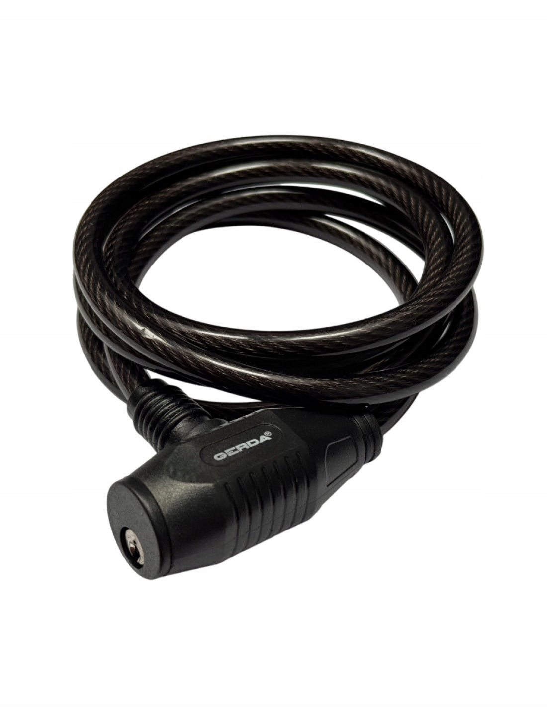 Bicycle lock GERDA 1500/8A round black 150cm Brand Gerda