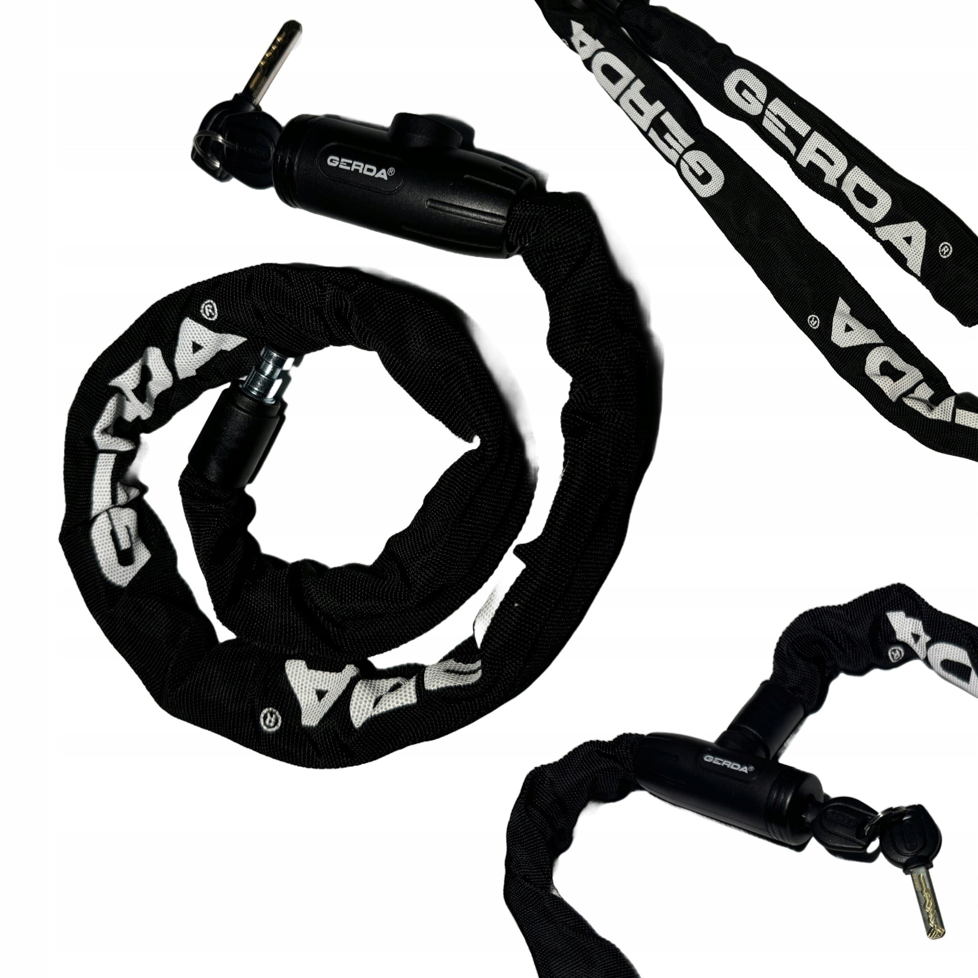 Bicycle lock GERDA CONTRA 900/6V NE Black chain Universal Kind chain