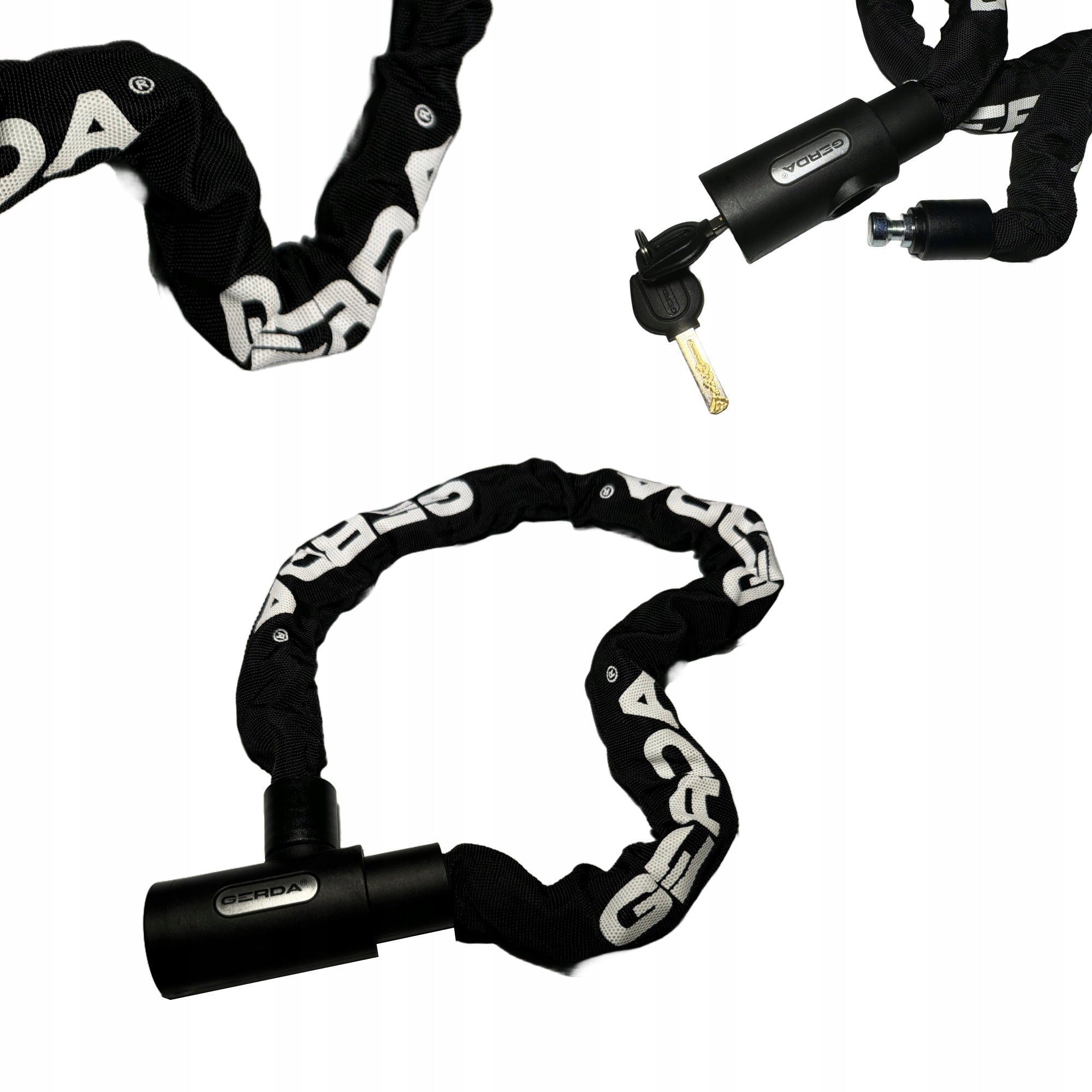 Bicycle lock GERDA CONTRA 900/8V chain Brand Gerda