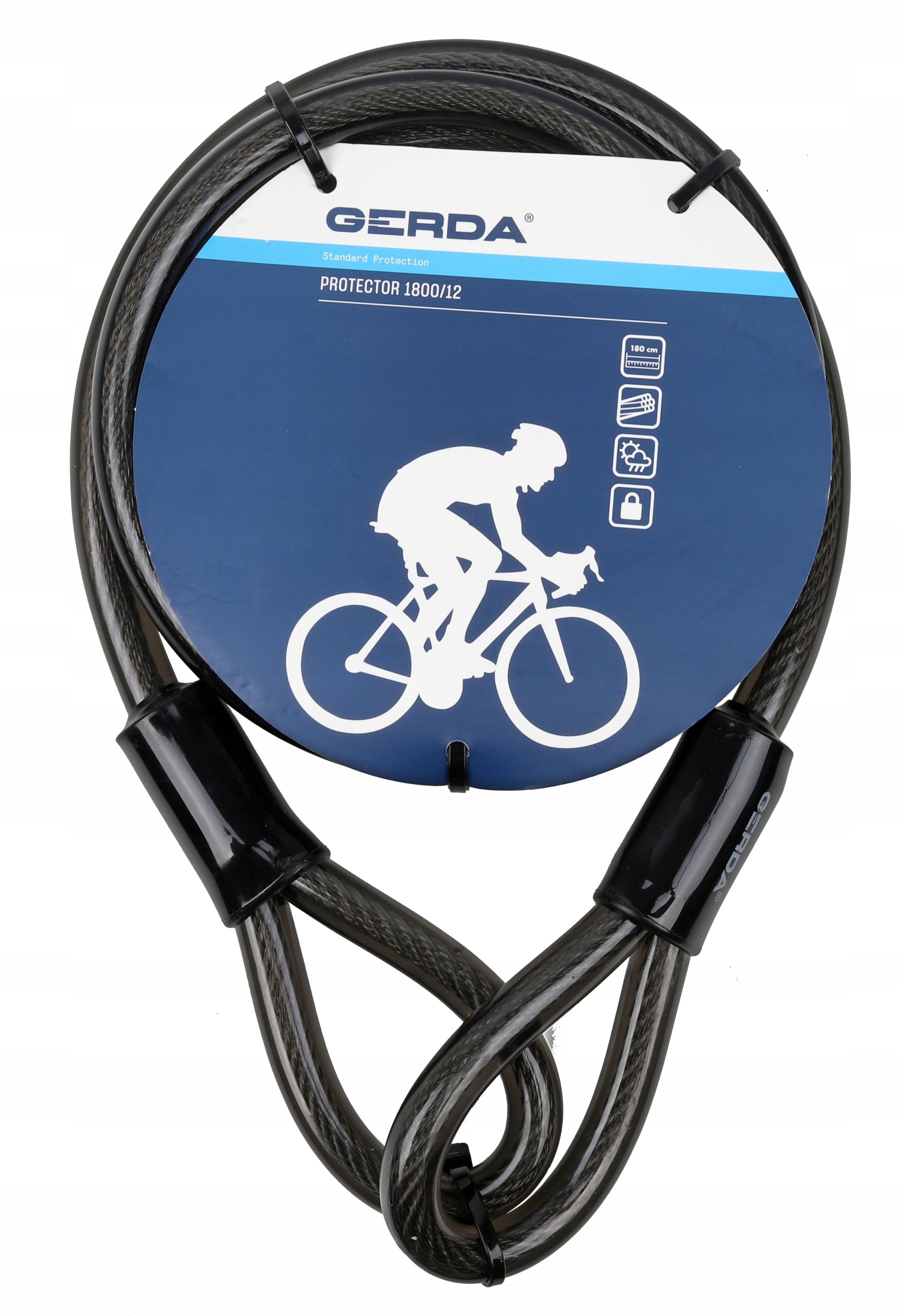 Bicycle lock GERDA PROTECTOR 1800/12 Brand Gerda