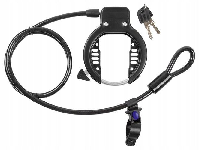 Bicycle lock M-Wave booster with cable