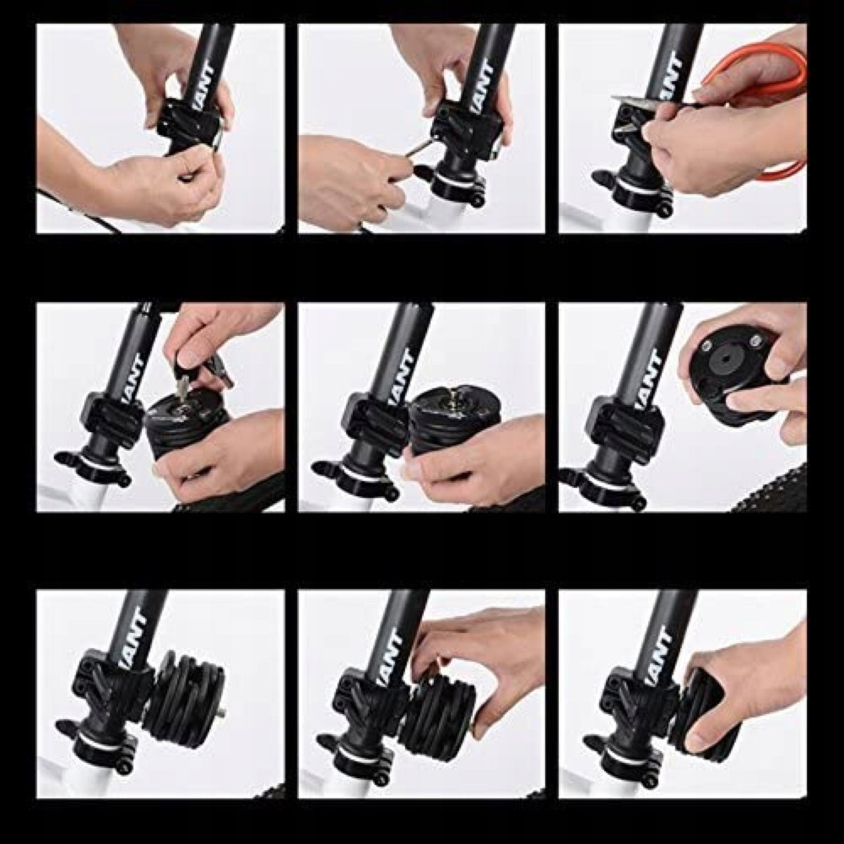 Bicycle lock RockBros, bicycle security, padlock, lock Brand Rockbros