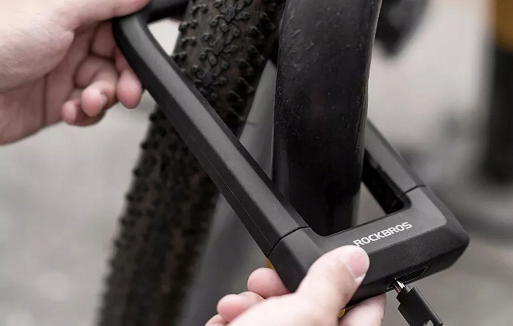 Bicycle lock Rockbros RKS626-BK double lock Model RKS626-BK
