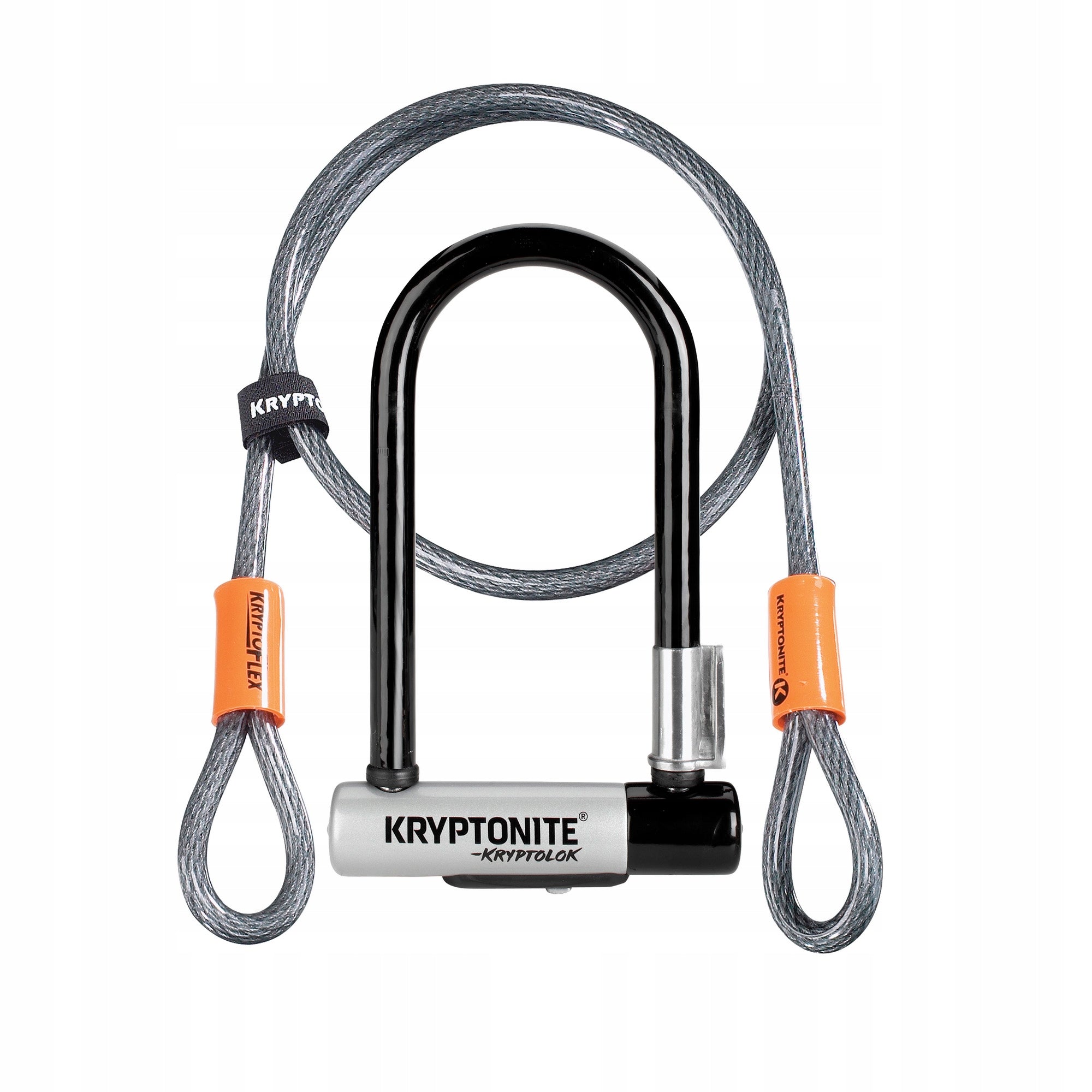 Bicycle lock U-Lock Kryptonite Kryptolok black Mini-7 in 0.82 x 17.8cm