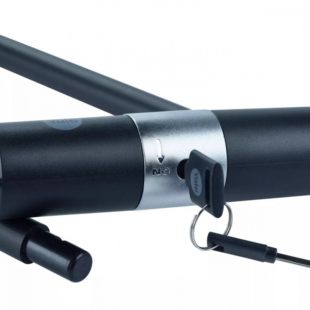 Bicycle lock U-Lock Yale YUL0/18/192/2 hardened steel 2 keys Model Essential Security U-Lock