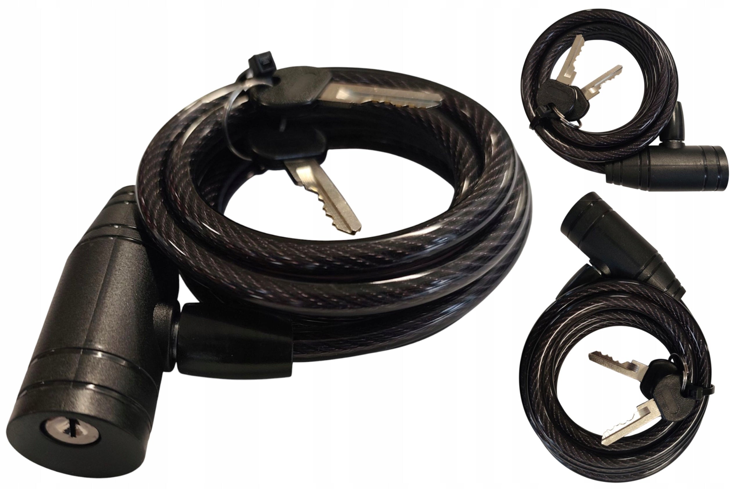 Bicycle lock bicycle security strong cable with key 8x1800mm