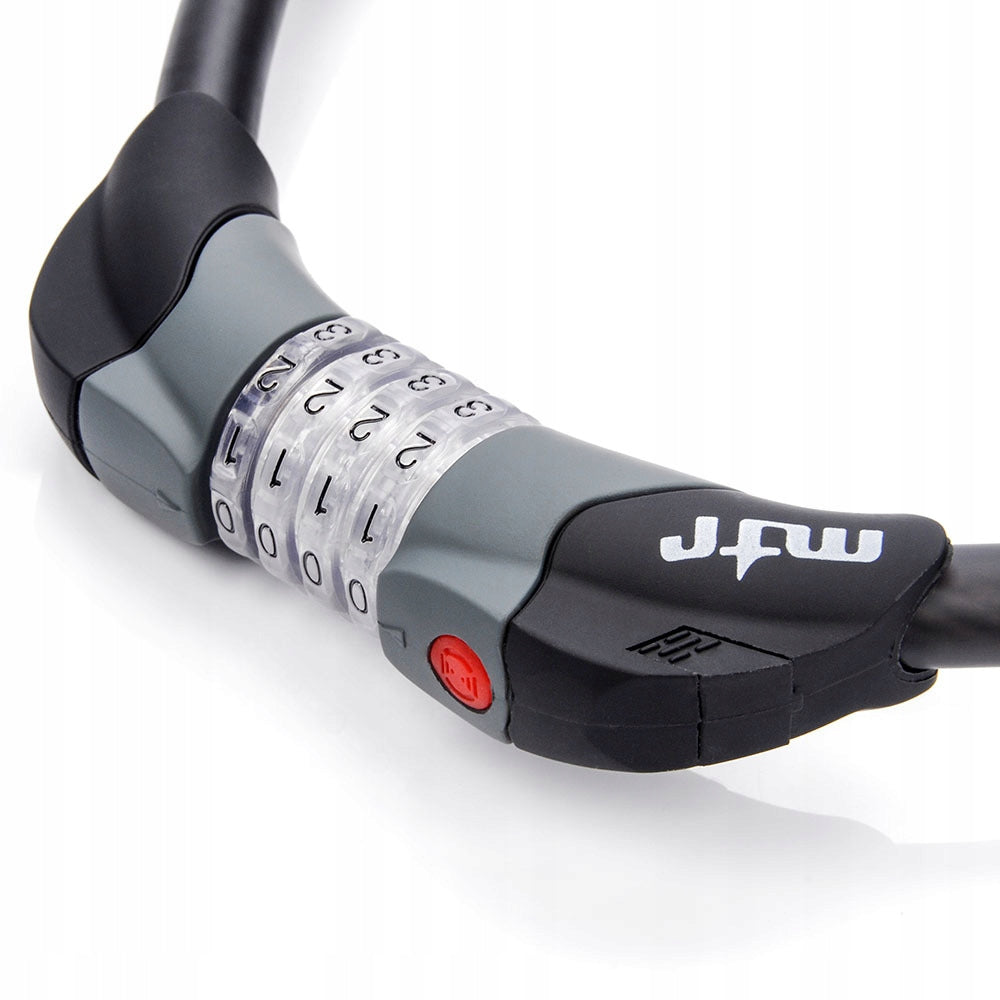 Bicycle lock cable combination security lock for code Meteor 80 cm Brand Meteor
