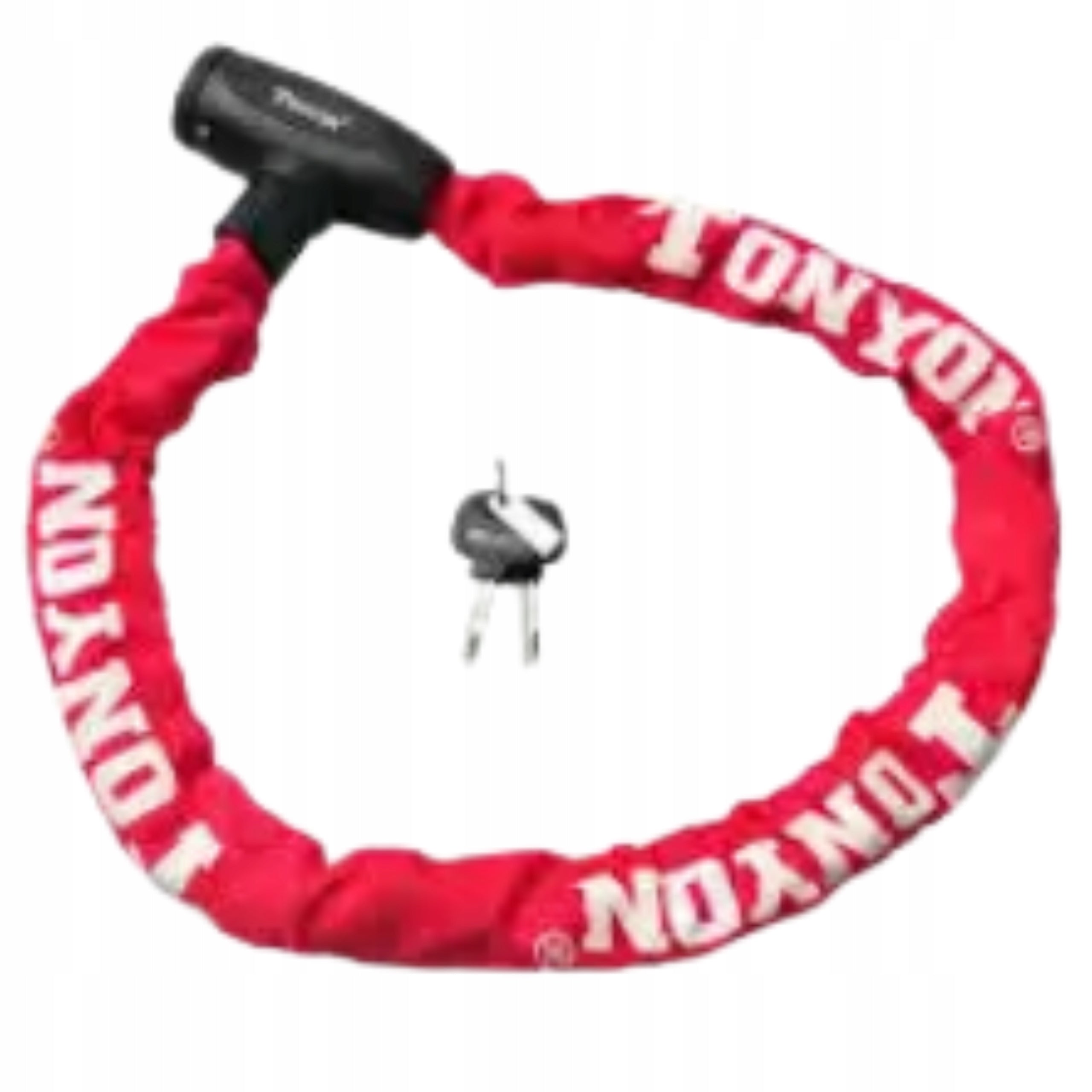 Bicycle lock chain 8x1200 for key for scooter gate red cover Kind chain