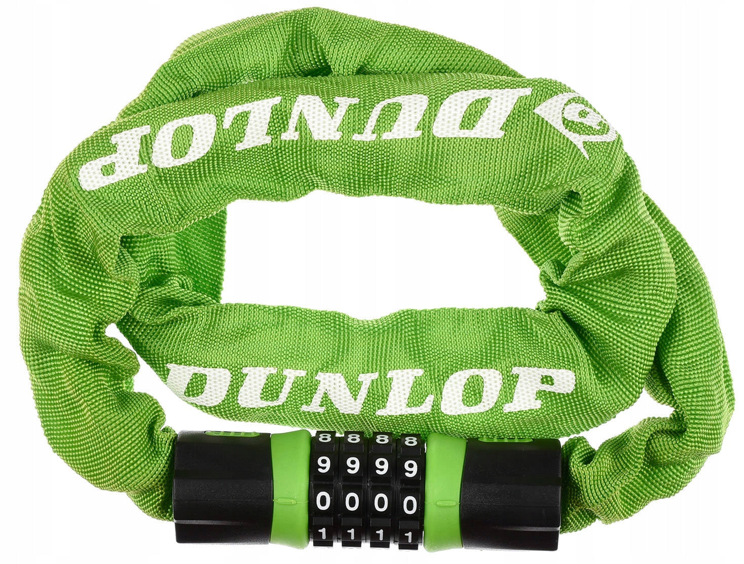 Bicycle lock cipher lock chain 90 cm green Packaging status original