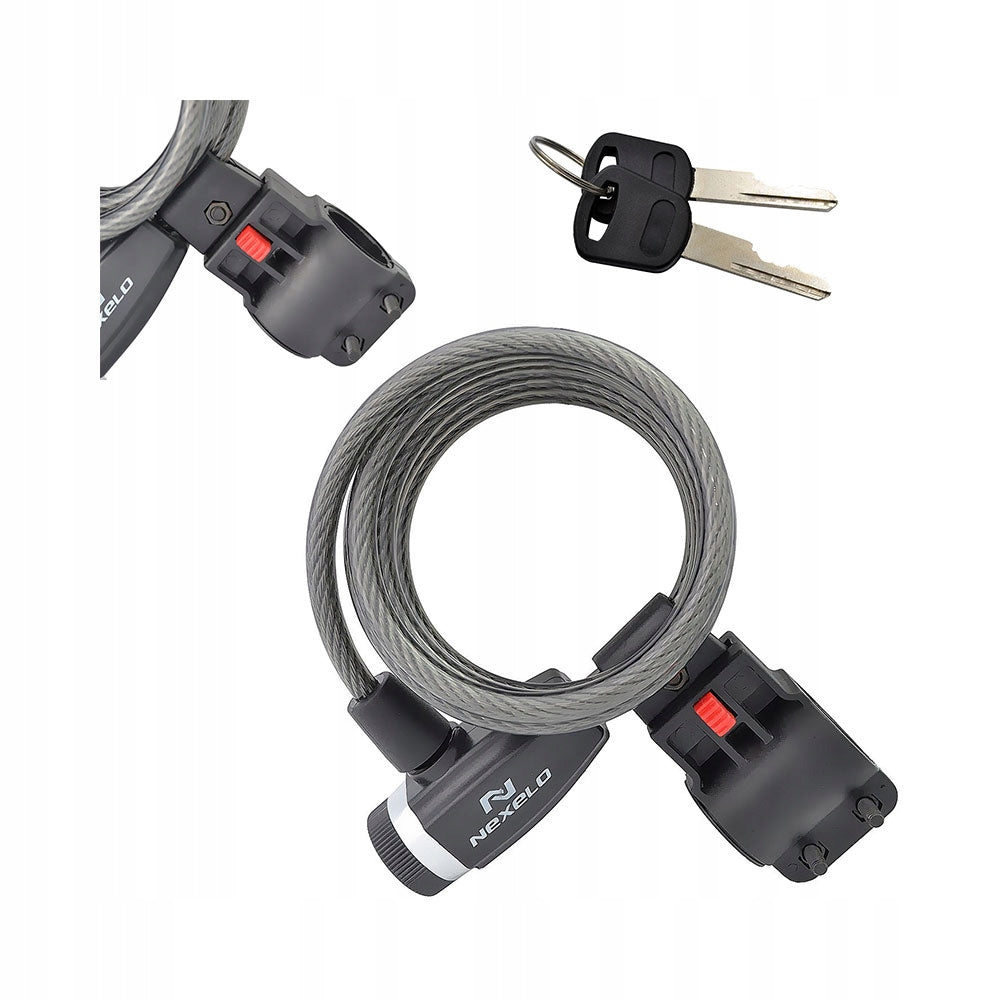 Bicycle lock closure for bike key loop spiral cable bike Manufacturer code 4032