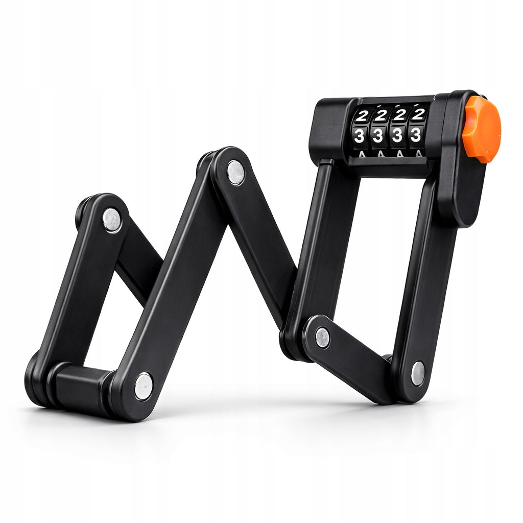 Bicycle lock folding TJMG combination lock code clasp for bike Manufacturer code Zabezpieczenie rowerowe SZYFR BLOKADA KOŁA