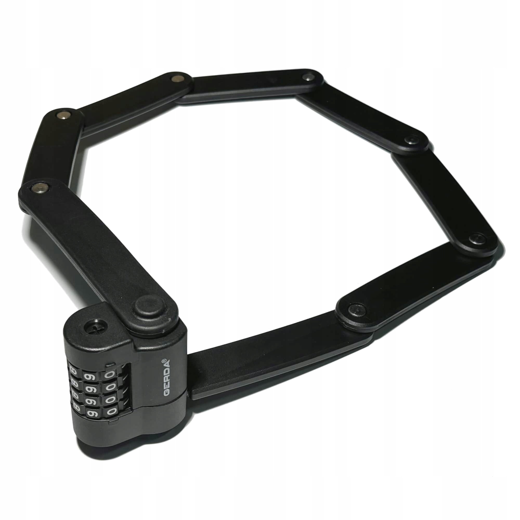 Bicycle lock with code GERDA FOLD COMBO 880V Black