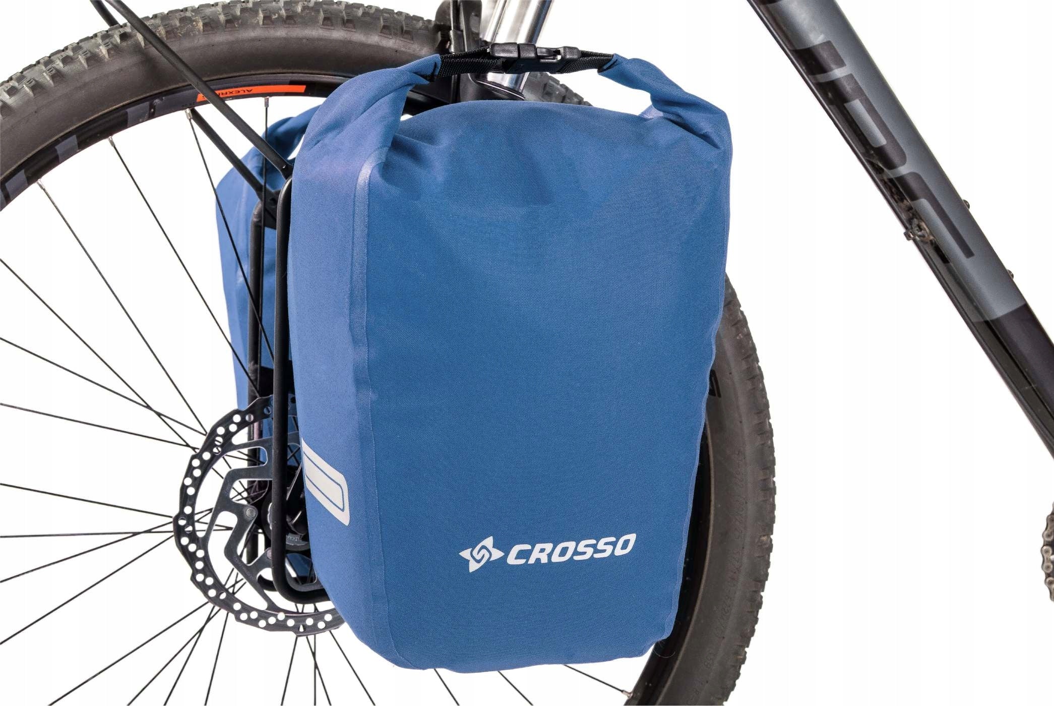 Bicycle panniers Crosso Twist 30 / Crosso system - Blue colour