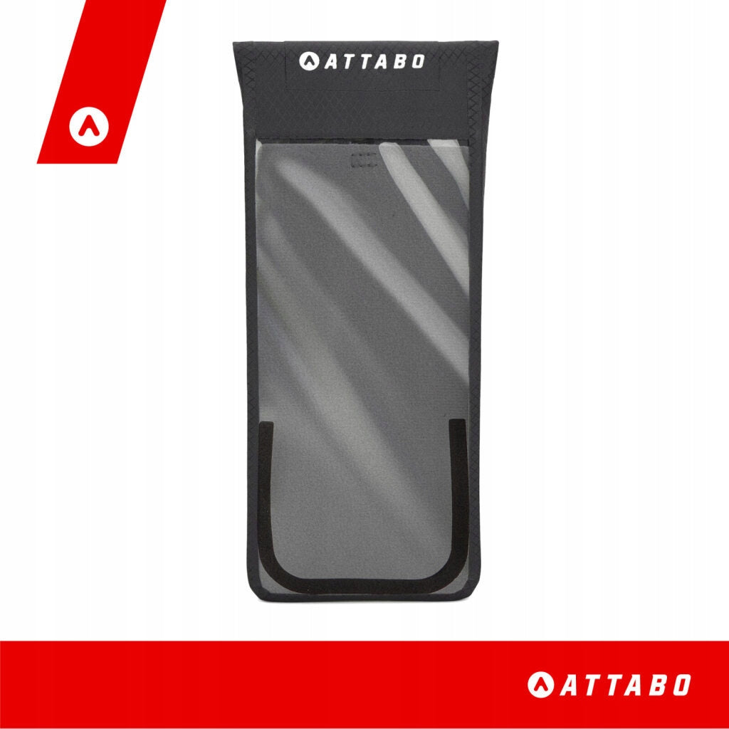 Bicycle phone holder ATTABO Guard IPX4 black OS Packaging status original