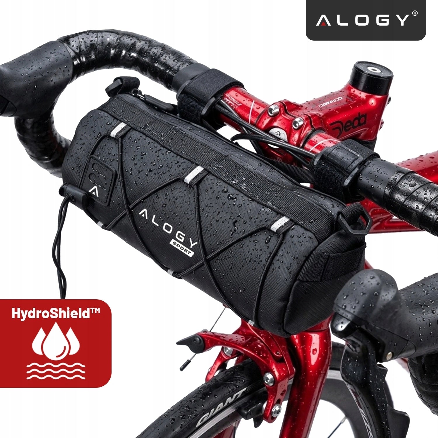 Bicycle pouch bike holder handlebar shoulder bag phone pouch Brand Alogy