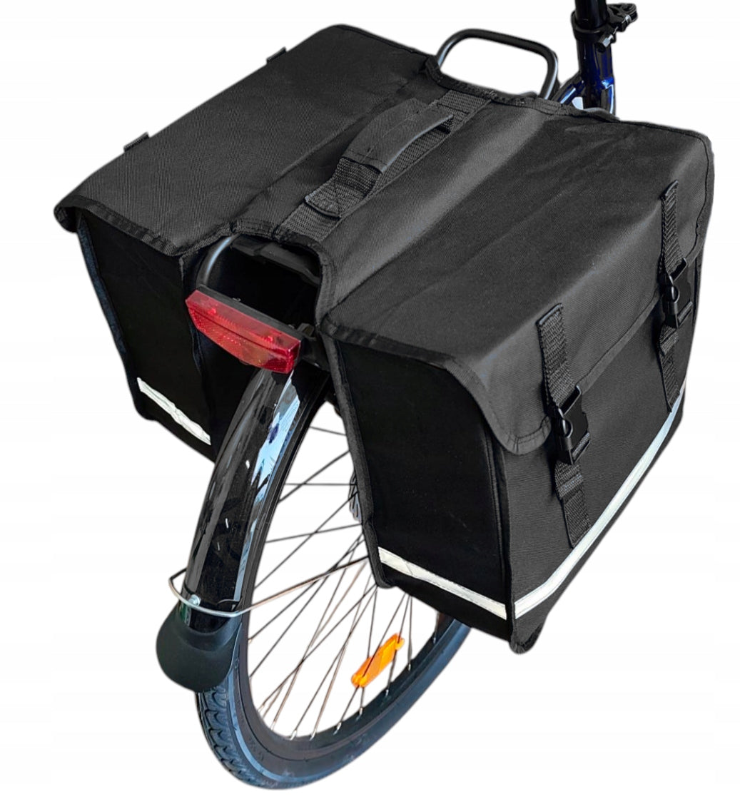 Bicycle pouch for double rack 25l waterproof side cases for bicycle