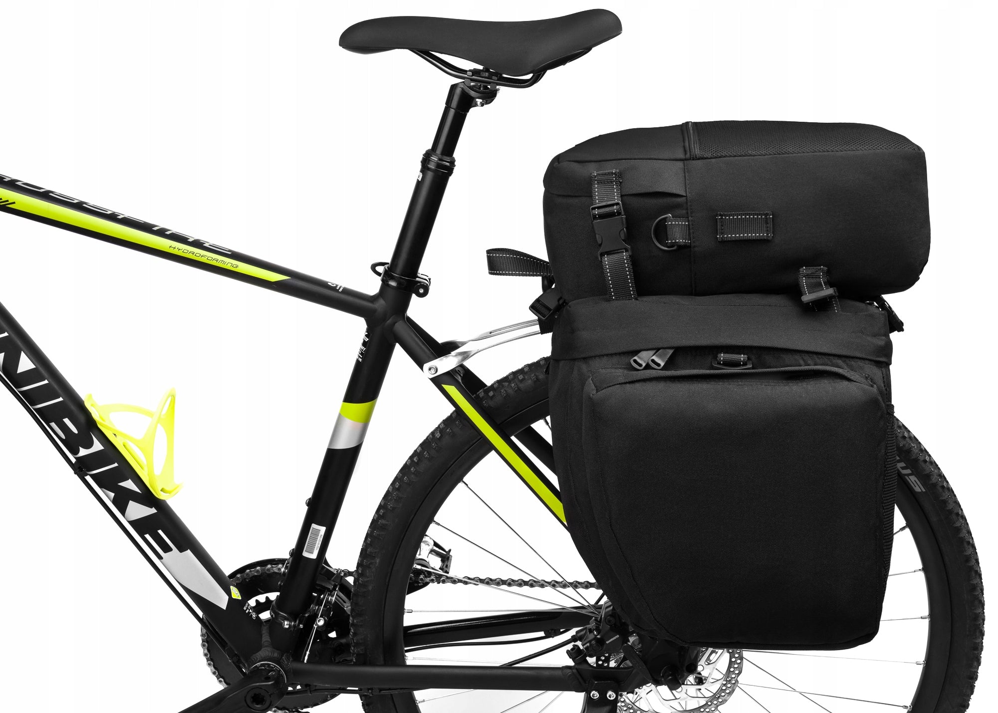 Bicycle pouch trunk bag large roomy 3 shoulder compartments PETERSON Manufacturer code PTN ML14-COD-7462 BL
