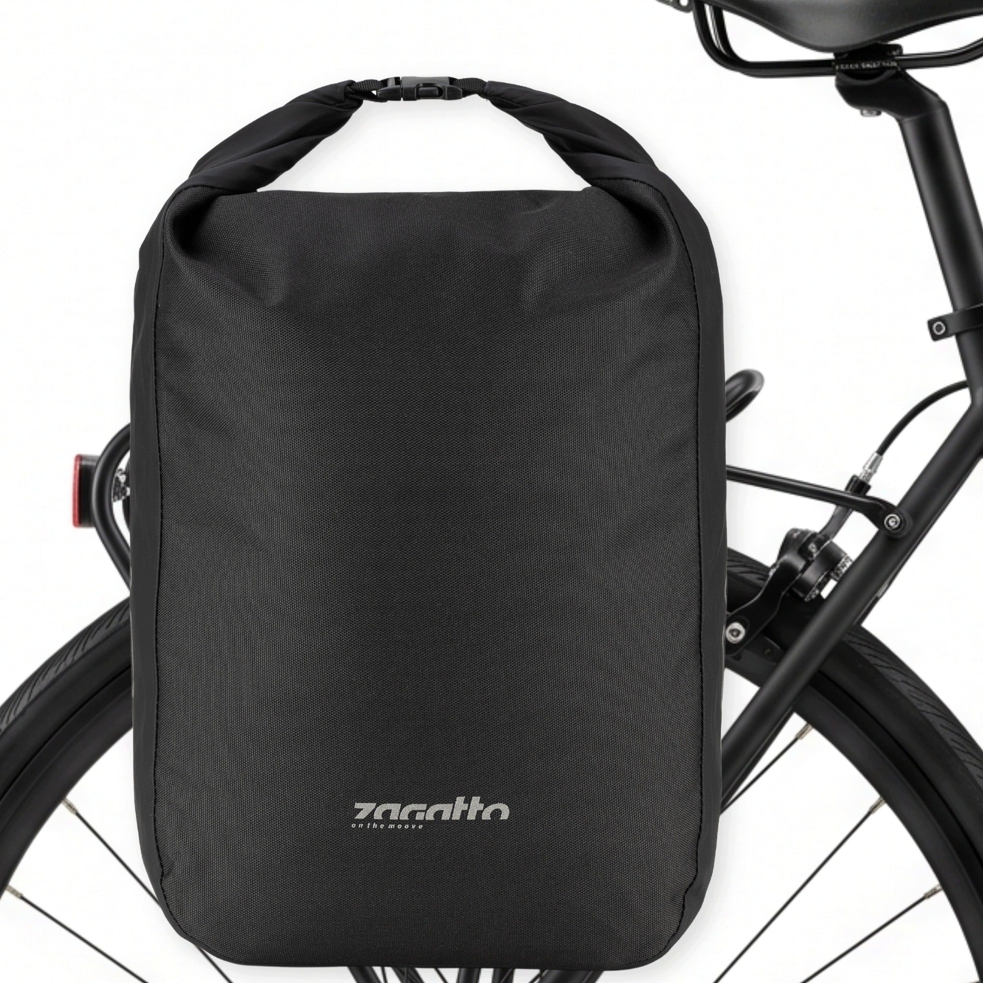 Bicycle pouch trunk bag waterproof side rear roomy ZAGATTO