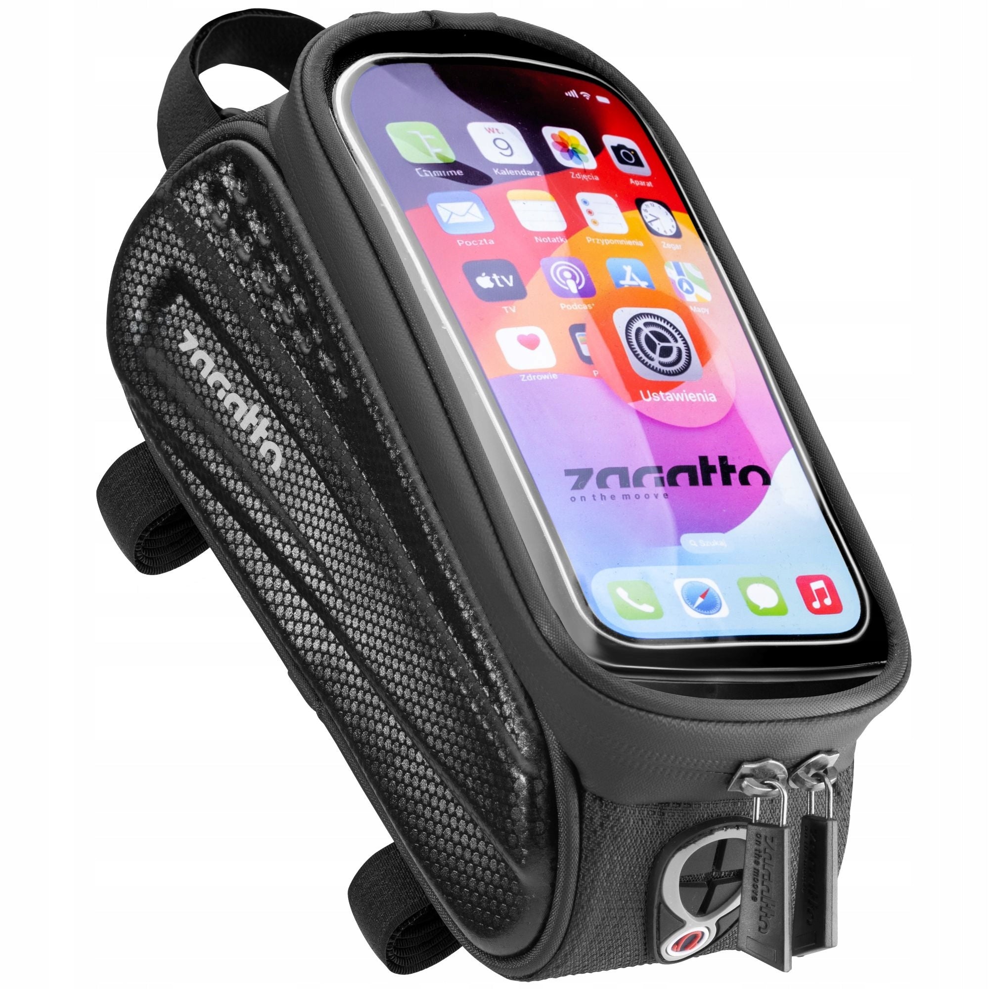 Bicycle pouch waterproof for phone frame bag bicycle pouch ZAGATTO Capacity 2.9 l