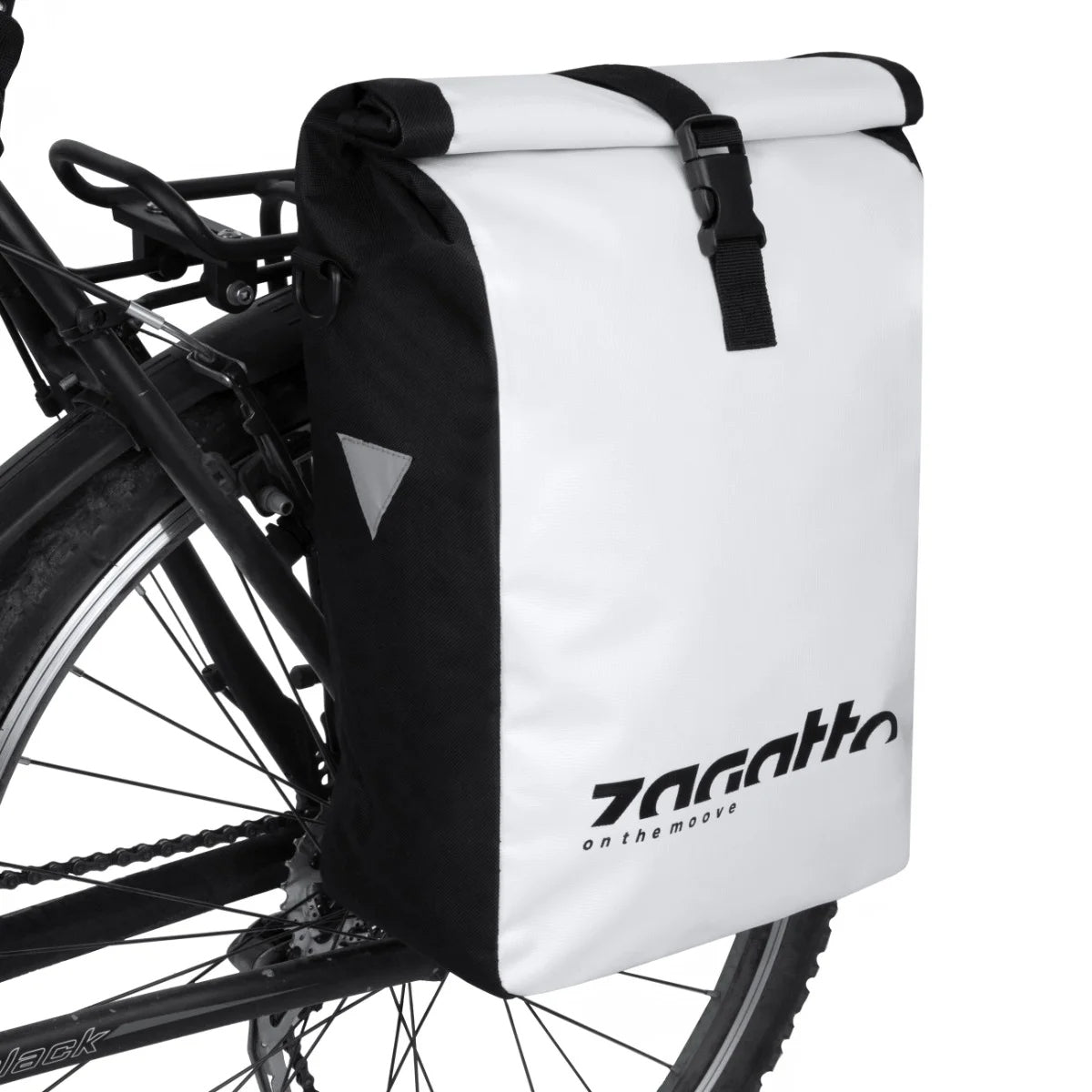 Bicycle pouch waterproof pouch for rear rack capacious ZAGATTO