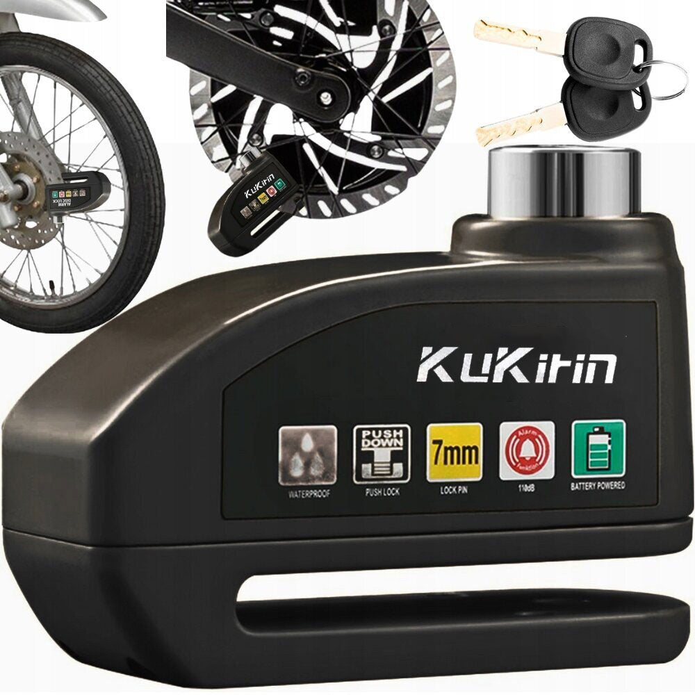 Bicycle protection alarm Kukirin disc brake lock New PL