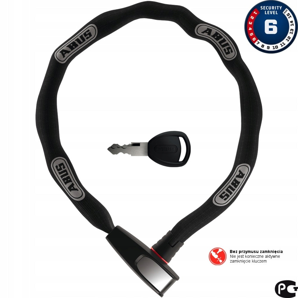 Bicycle protection chain Abus Catena 6806K/110 Lock type key lock