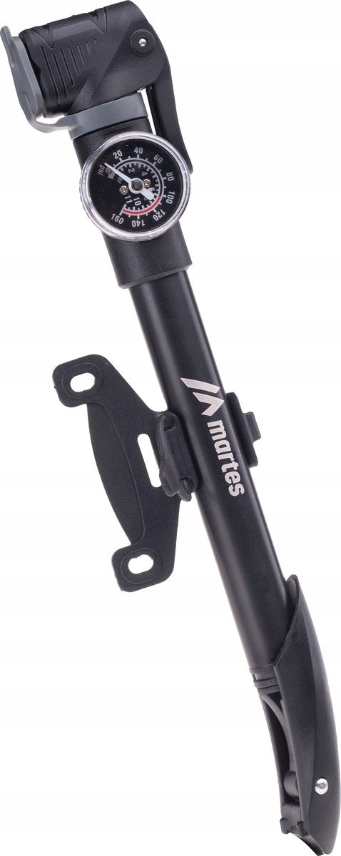 Bicycle pump MARTES MANOPUMP II pressure gauge 6 bar AV FV DV Weight 150 g