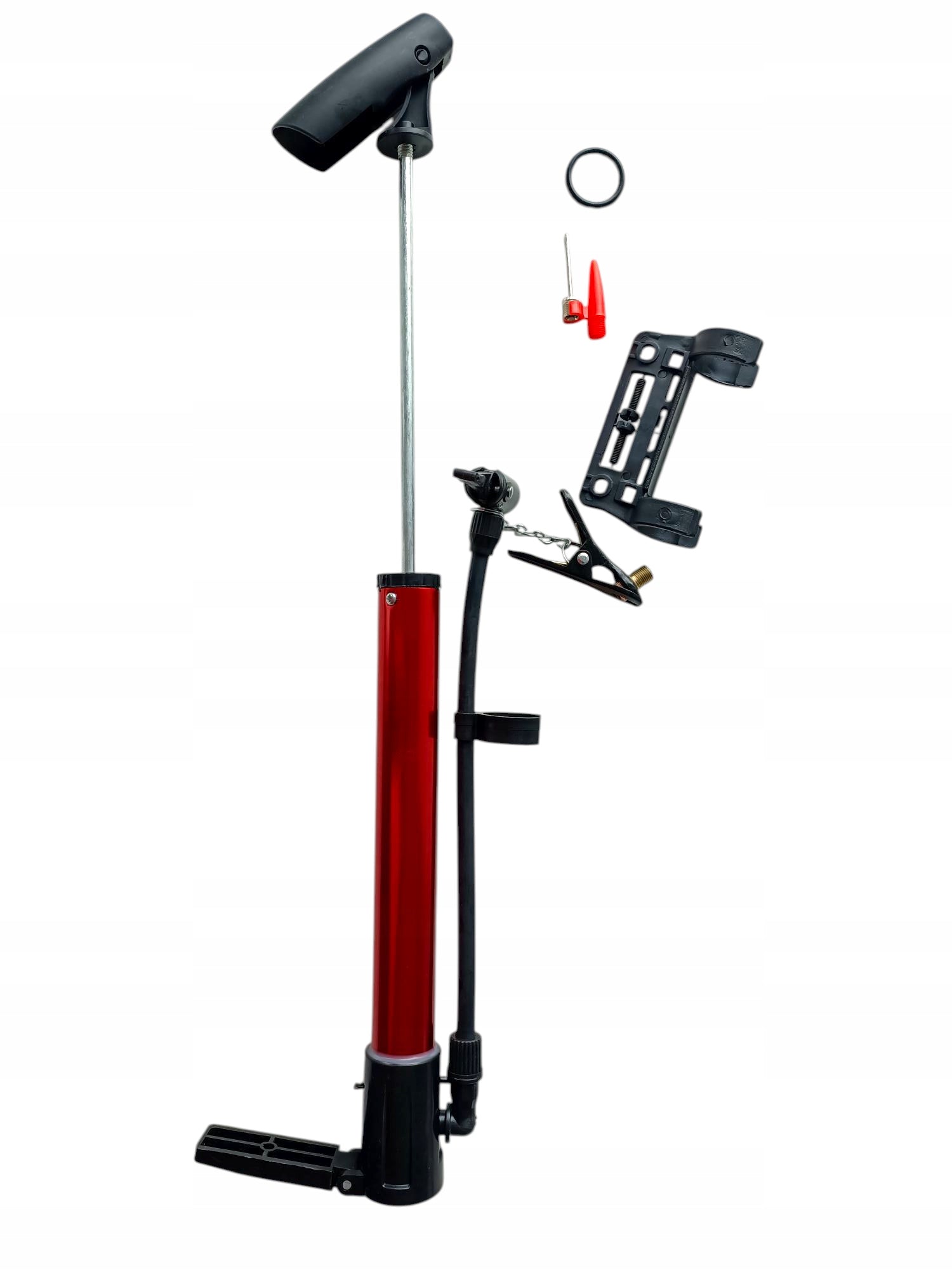 Bicycle pump for bicycle frame with hand grip for bicycle wheel valve EAN (GTIN) 5902906740064