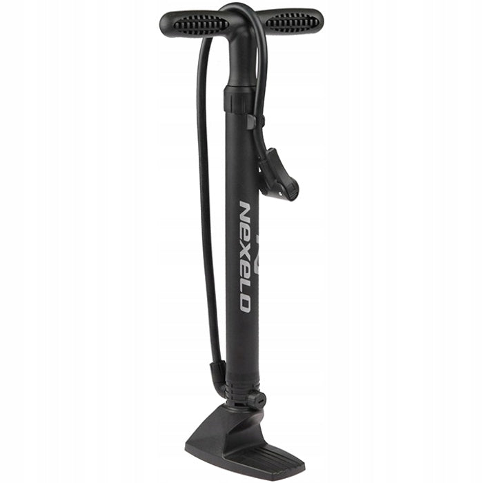 Bicycle pump with hose Beto CMP 088 floor AV/SV/DV/FV Color black