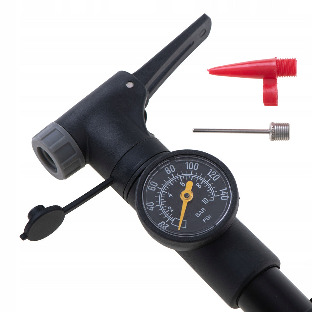 Bicycle pump with pressure gauge hand grip Manufacturer code KX5058
