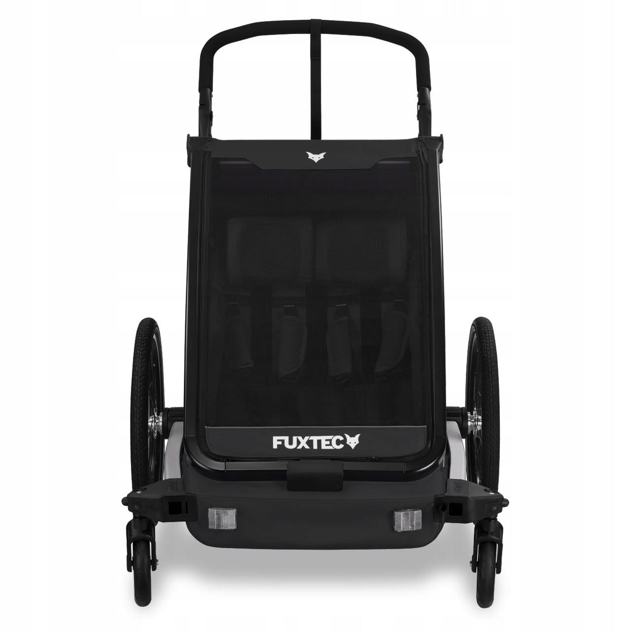 Bicycle trailer FUXTEC FX-FA1-SET-BLACK with jogger wheel Packaging status original
