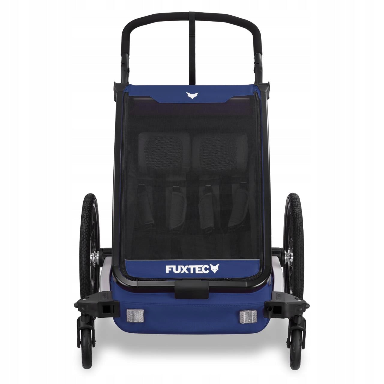 Bicycle trailer FUXTEC FX-FA1-SET-BLUE with jogger wheel Packaging status original