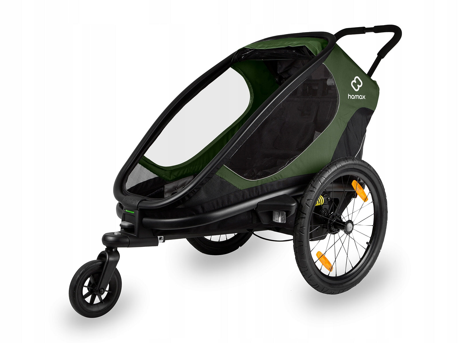 Bicycle trailer Hamax Outback One green For for kids