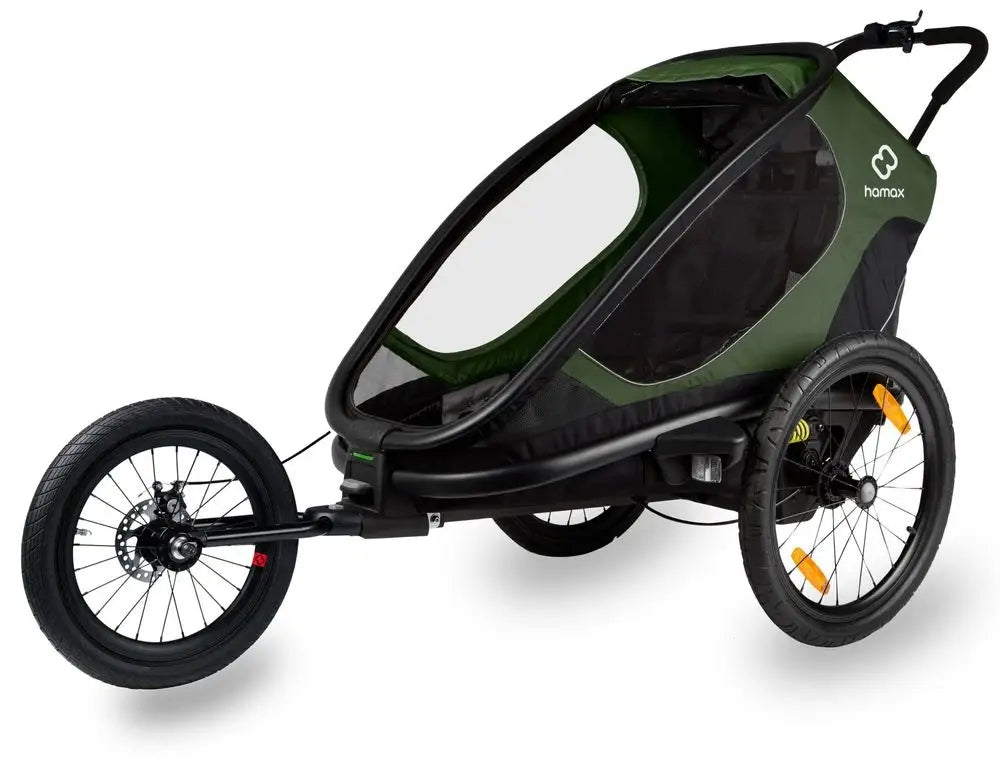 Bicycle trailer Hamax Outback One green Maximum load 34 kg