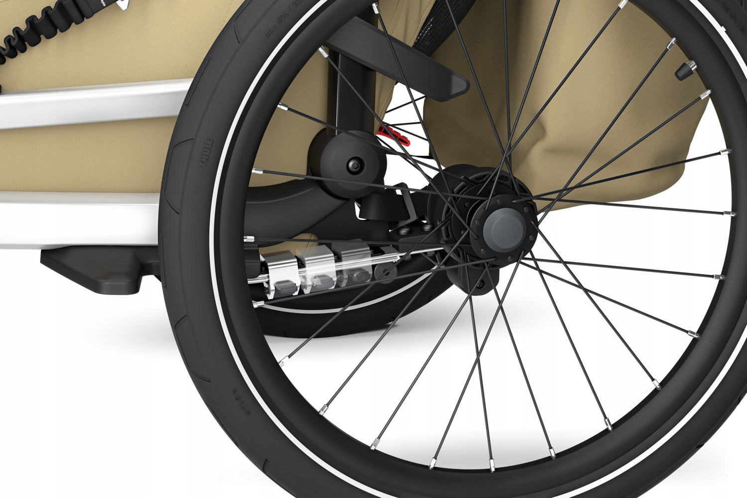 Bicycle trailer for 2 children THULE CHARIOT CROSS 2 Double Dark Slate Maximum load 45 kg