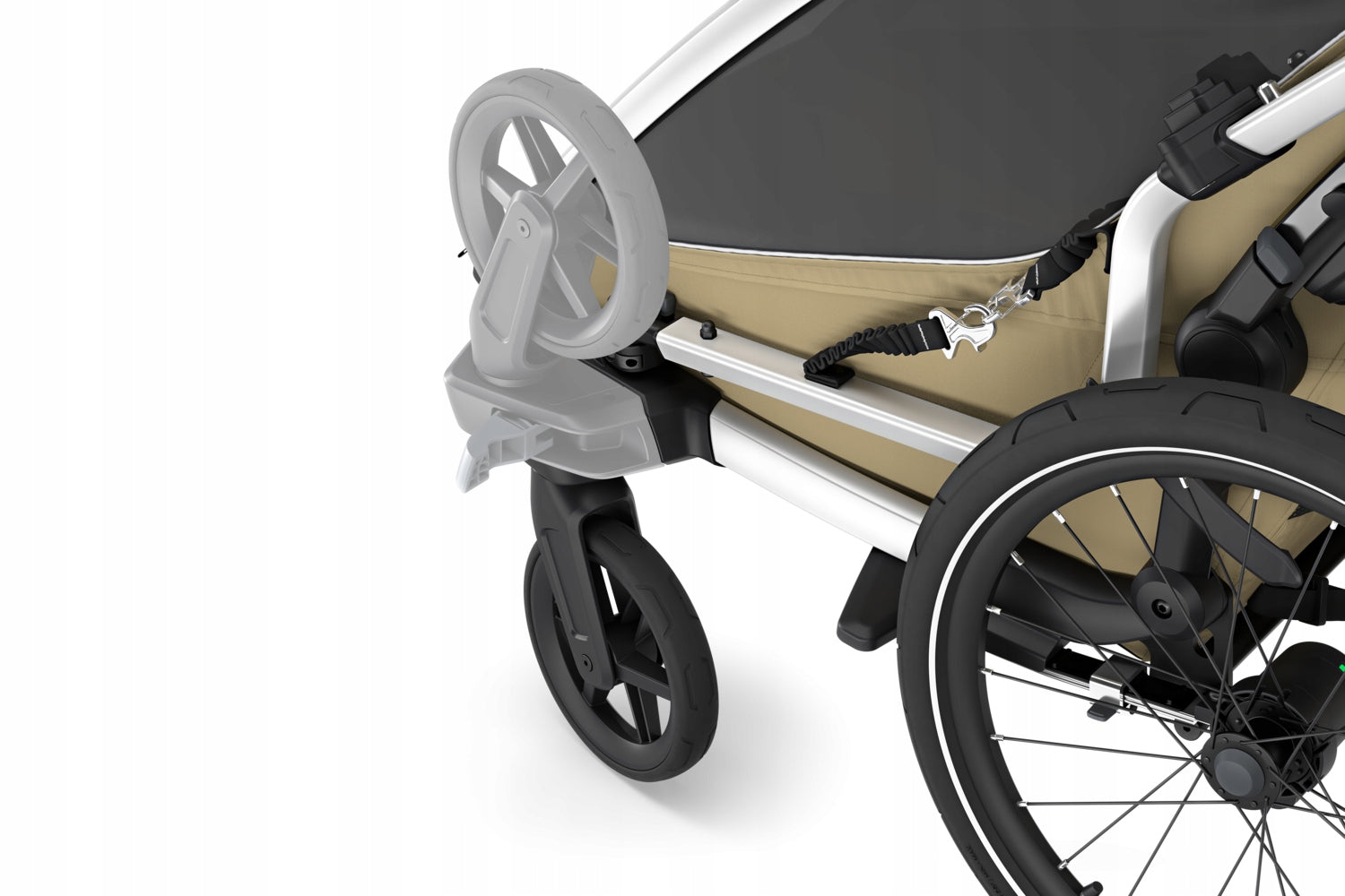 Bicycle trailer for 2 children THULE CHARIOT CROSS 2 Double Dark Slate Model Chariot Cross 2 Double