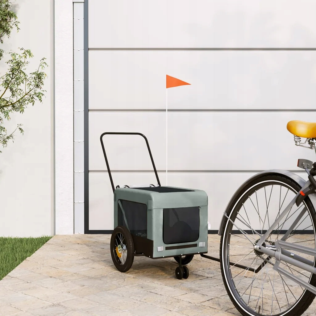Bicycle trailer for animals, Oxford fabric Brand VidaXL