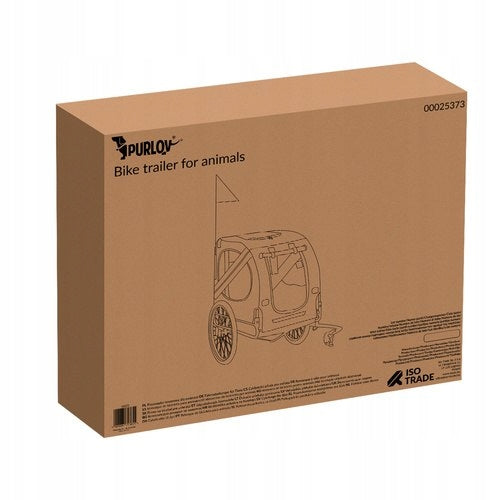 Bicycle trailer for cat dog animals Purlov 25373 Packaging status original