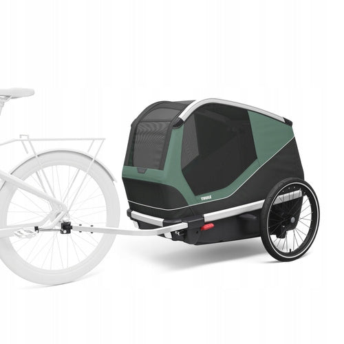 Bicycle trailer for dogs - Thule Bexey M up to 35 kg - Haze green Number of seats 1
