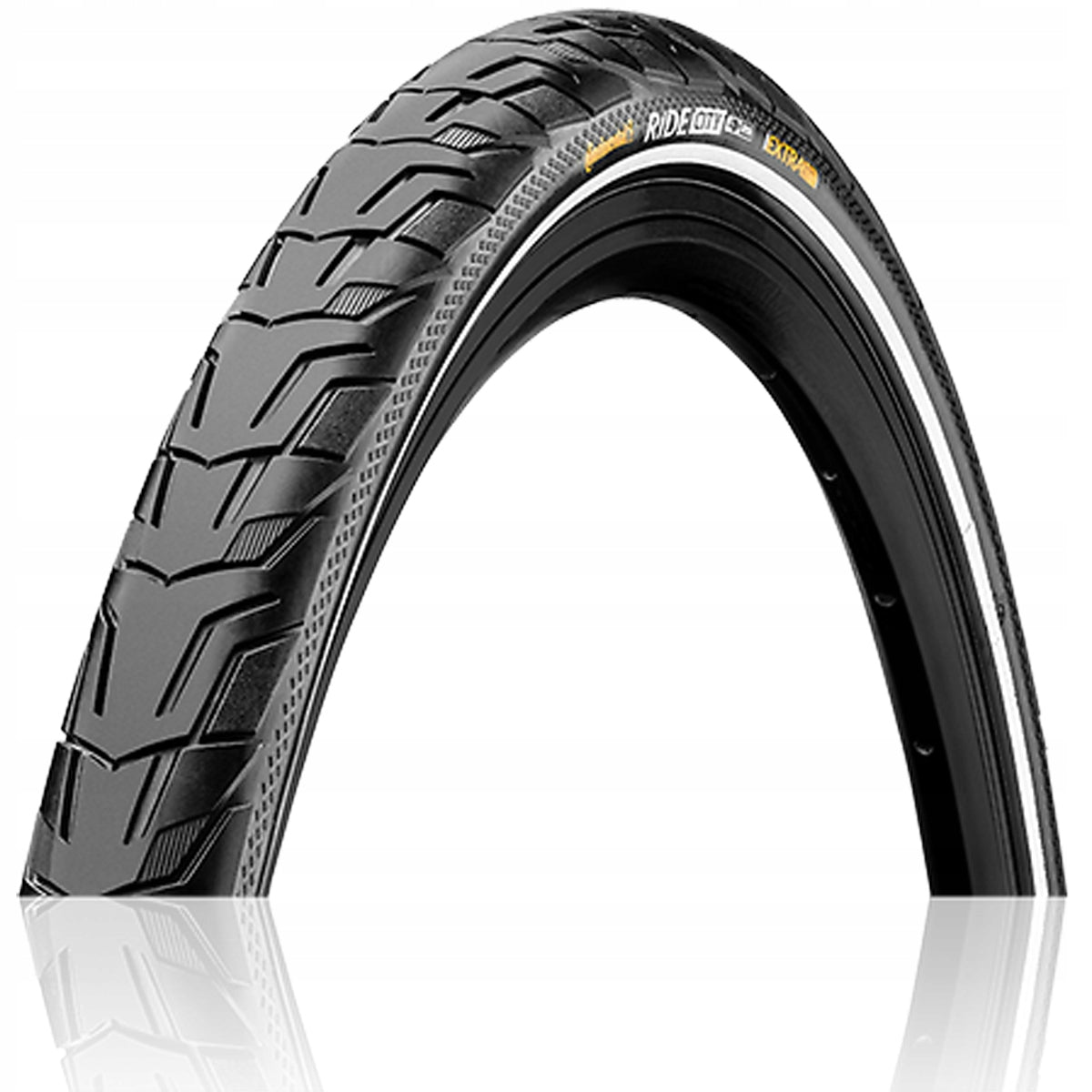 Bicycle tyre CONTINENTAL 28x1,75 Ride city 47-622 black reflex