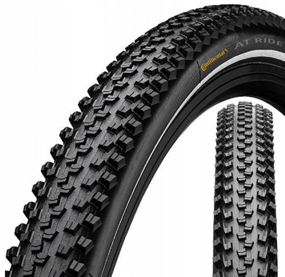 Bicycle tyre CONTINENTAL AT RIDE 28x1.60 70x40C REFLEX wire Color black