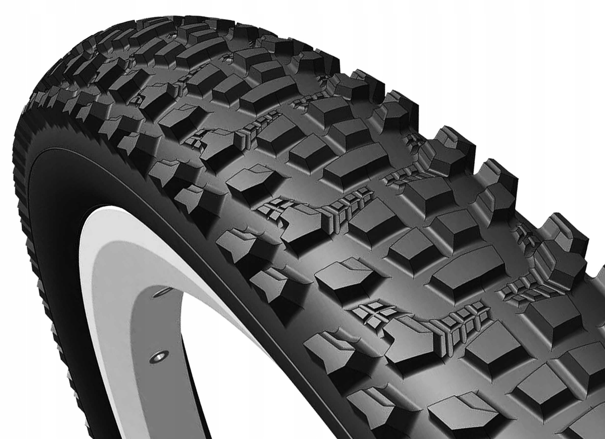 Bicycle tyre Rubena Mitas Ocelot V85 27,5 x 2.10 (54-584) black V2408.MIT Manufacturer code V2408.MIT