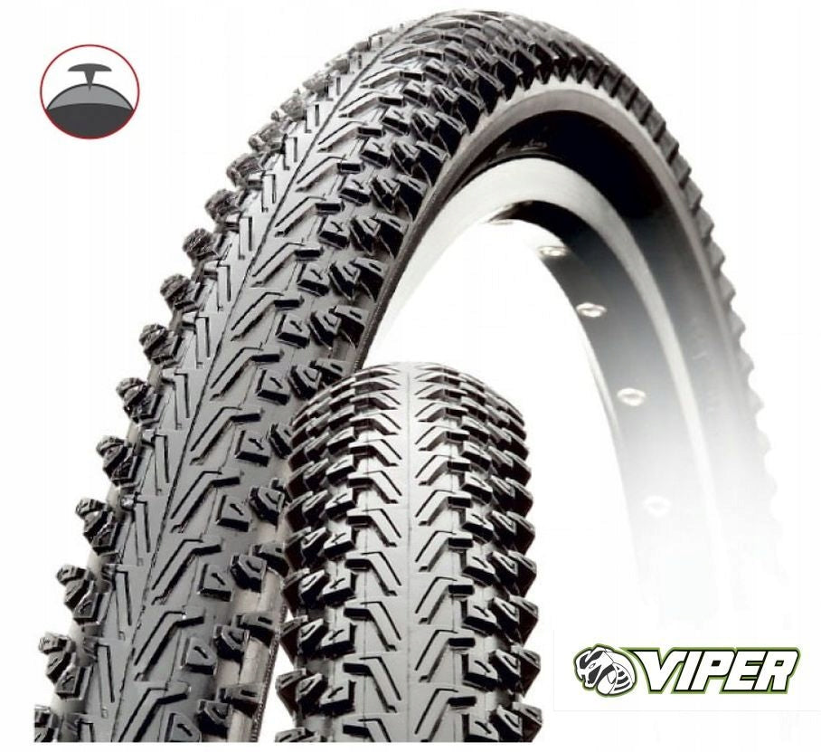 Bicycle tyre VIPER 26x1,95 anti-puncture + inner tube AV MTB SZUTER Brand Viper