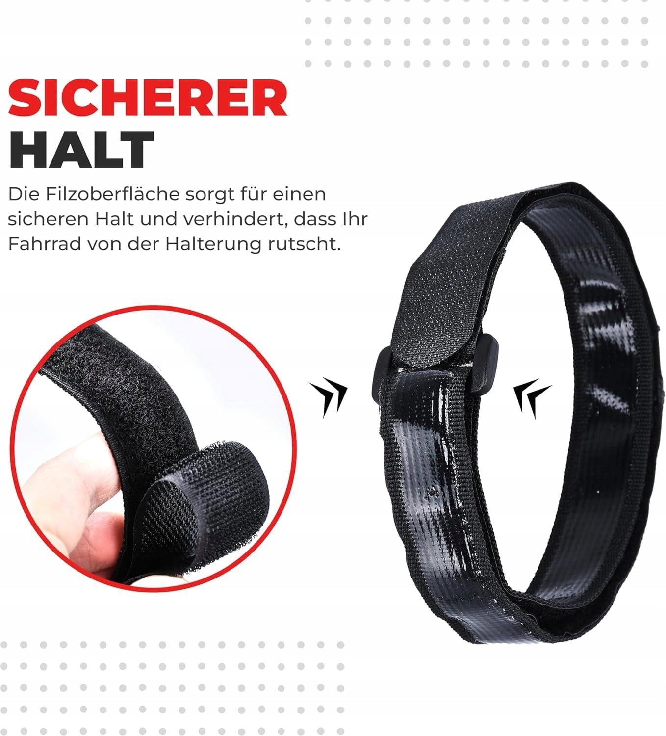 Bicycle wheel attachment strap for luggage frame Velcro multifunctional on akcesoria Brand no brand