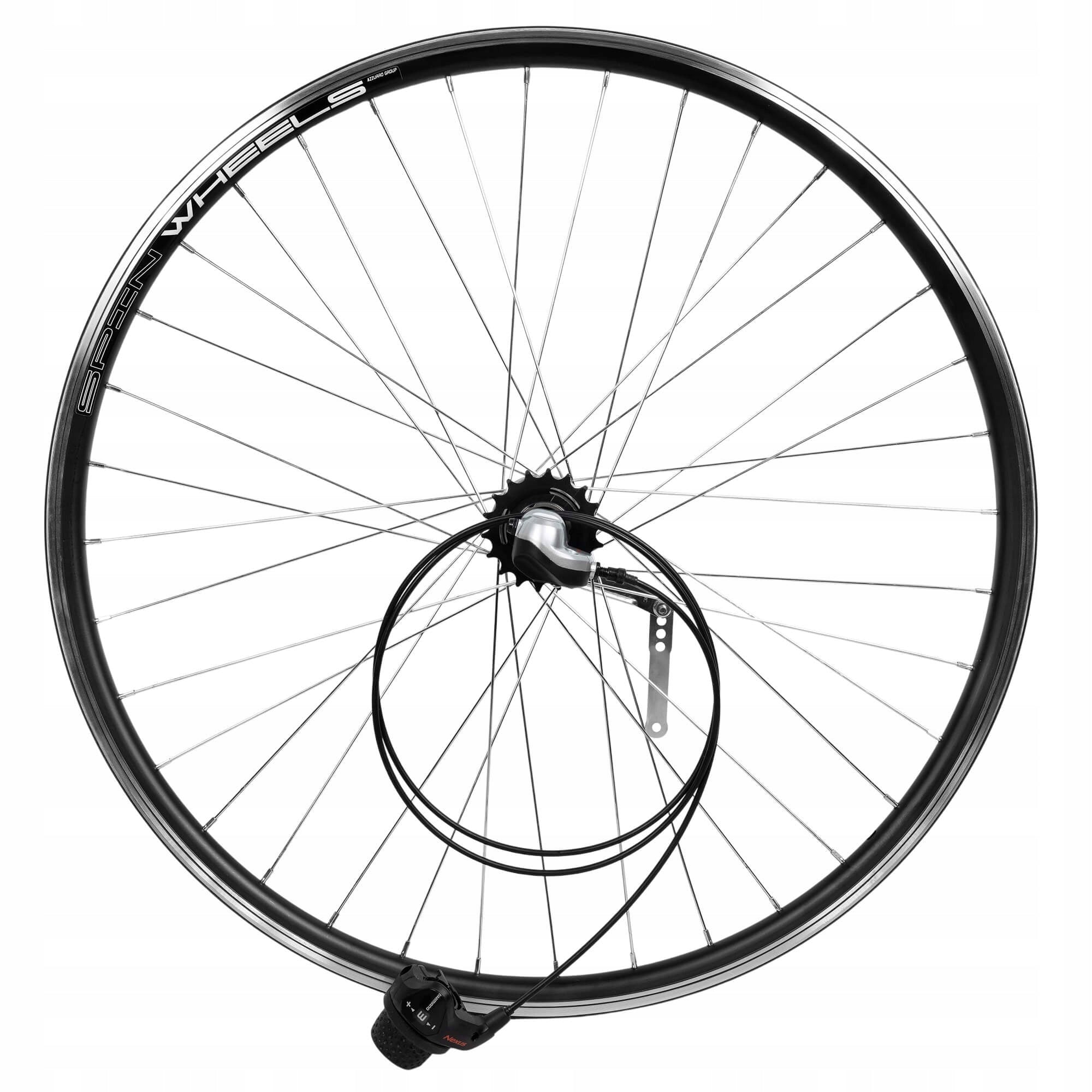 Bicycle wheel complete Rear 28 inches Shimano Nexus 3 gears with shifter Packaging status original