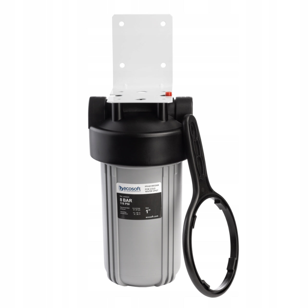 Big Blue 4,5 "x10" in-line water filter body, housing BB 10 Ecosoft