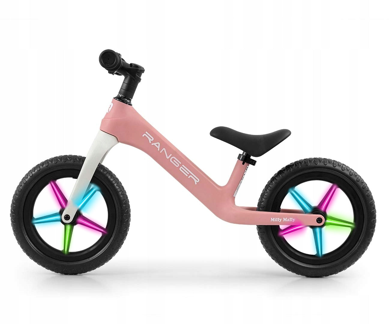 Bike 12 INCHES Running Luminous LED Wheels Gift for Girls 3 Year Old Brand Milly Mally